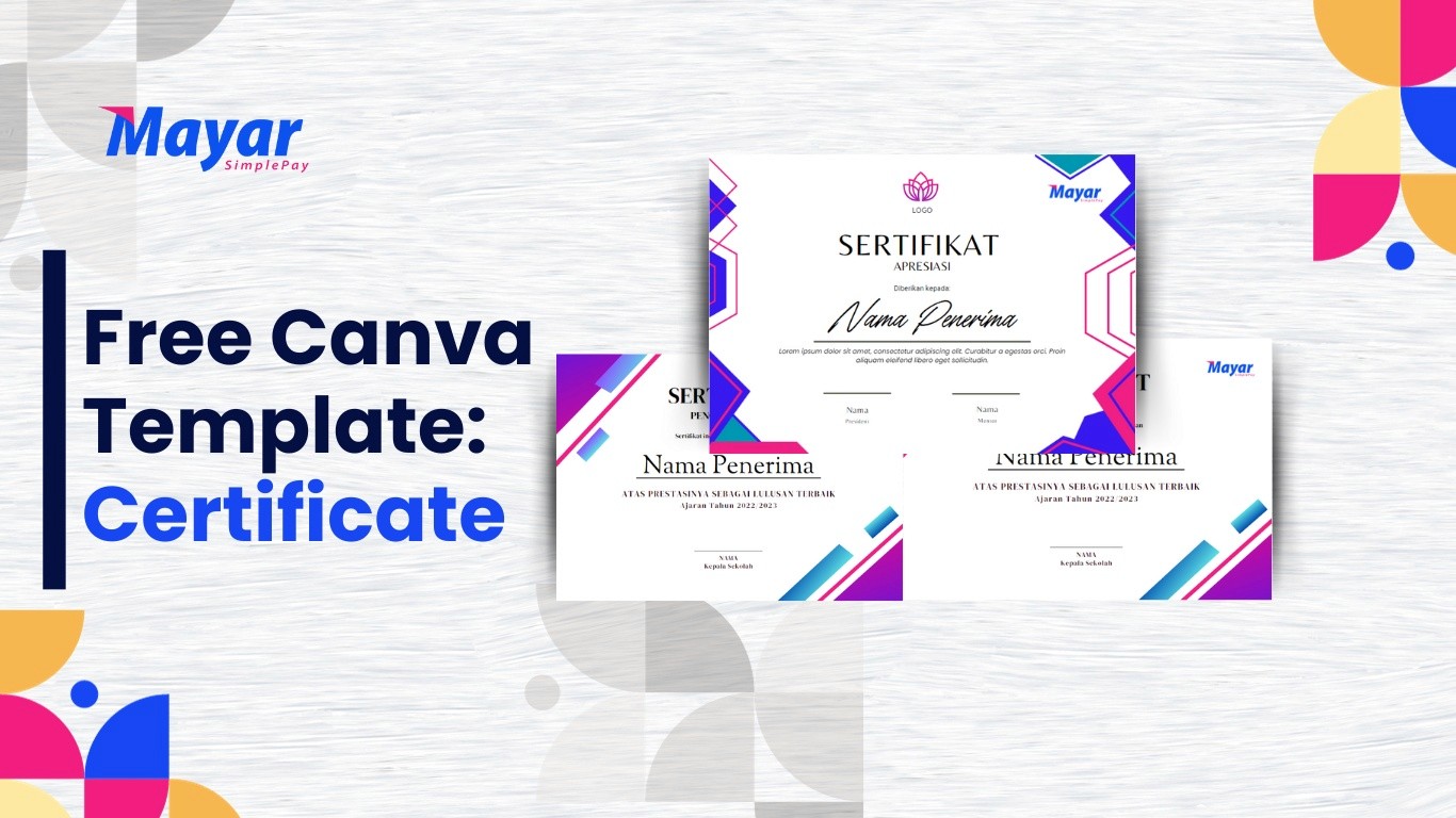 templat sertifikat canva gratis