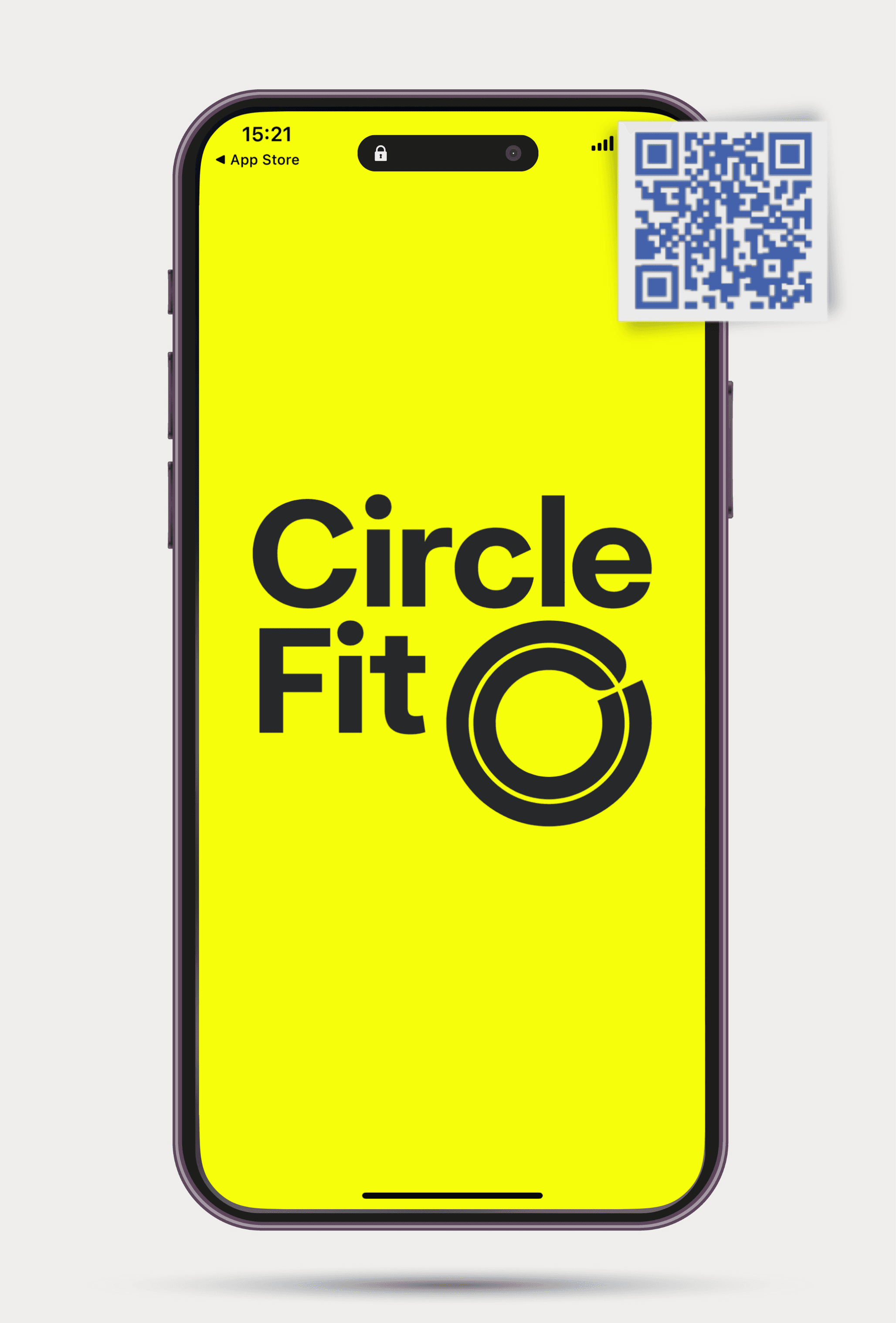 A woman with short hair stands at a treadmill in a gym, fitness equipment visible, bright windows in the background.