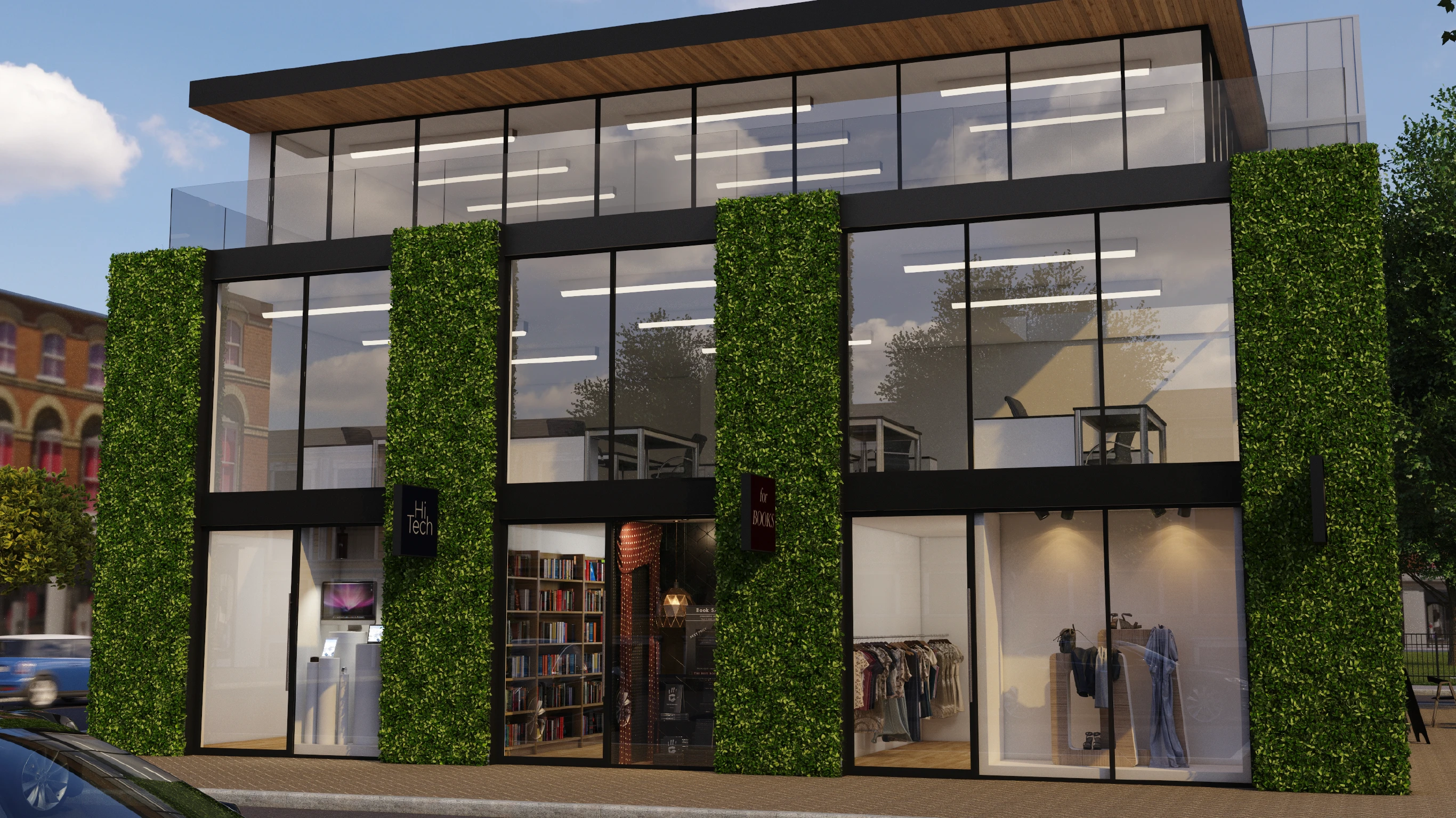 Bedford Road exterior shot of the commerical property