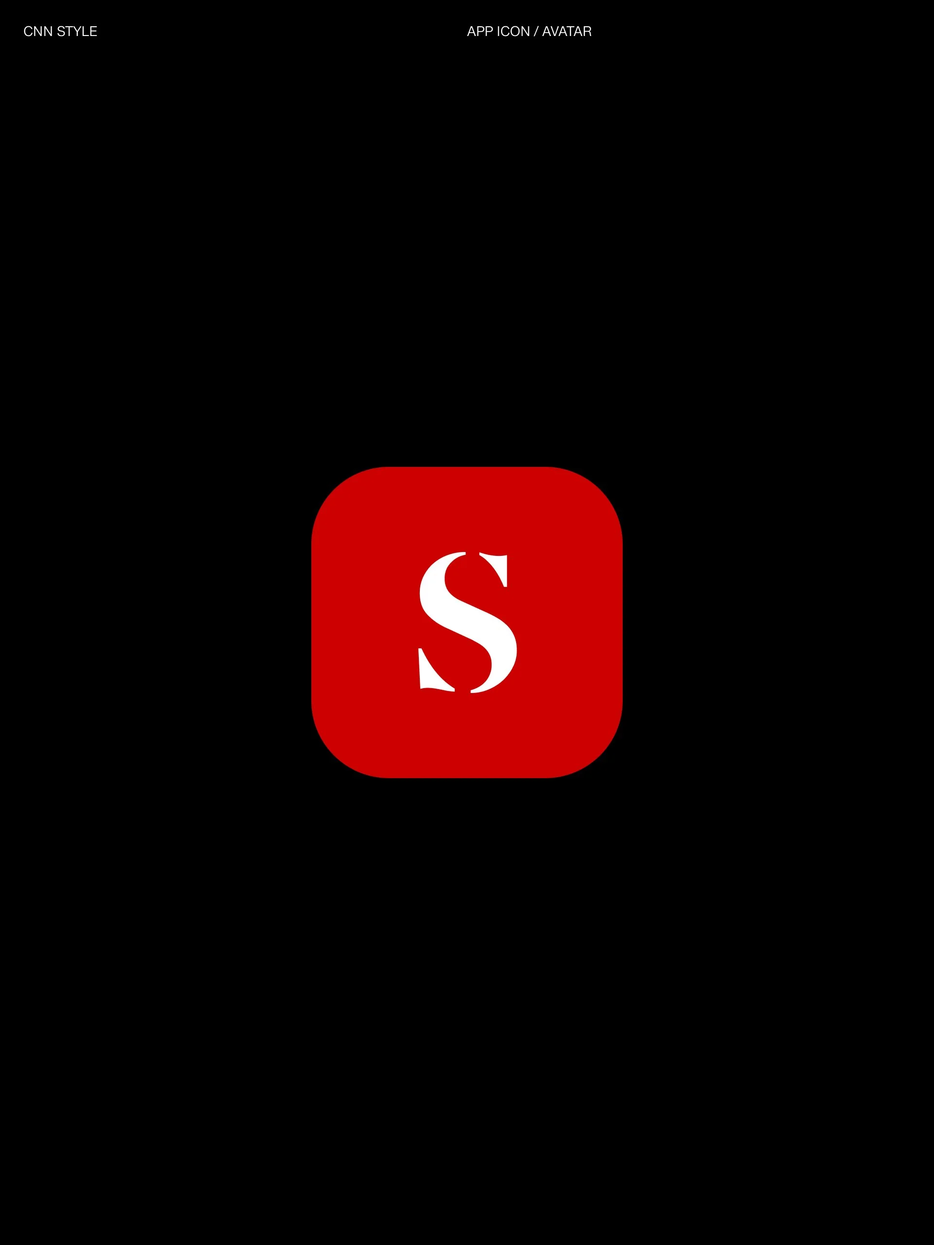 App icon for CNN Style, a global fashion, art and design publication.