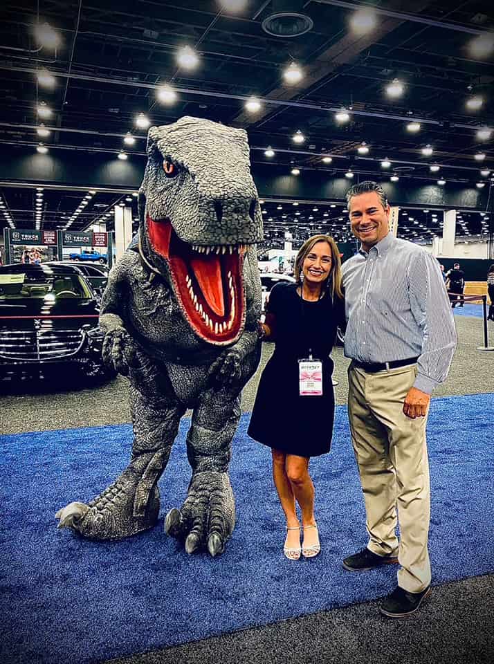 Portrait of portfolio creator – back view