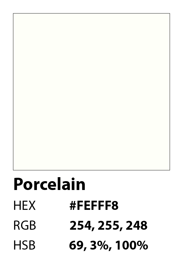 color swatch info porcelain