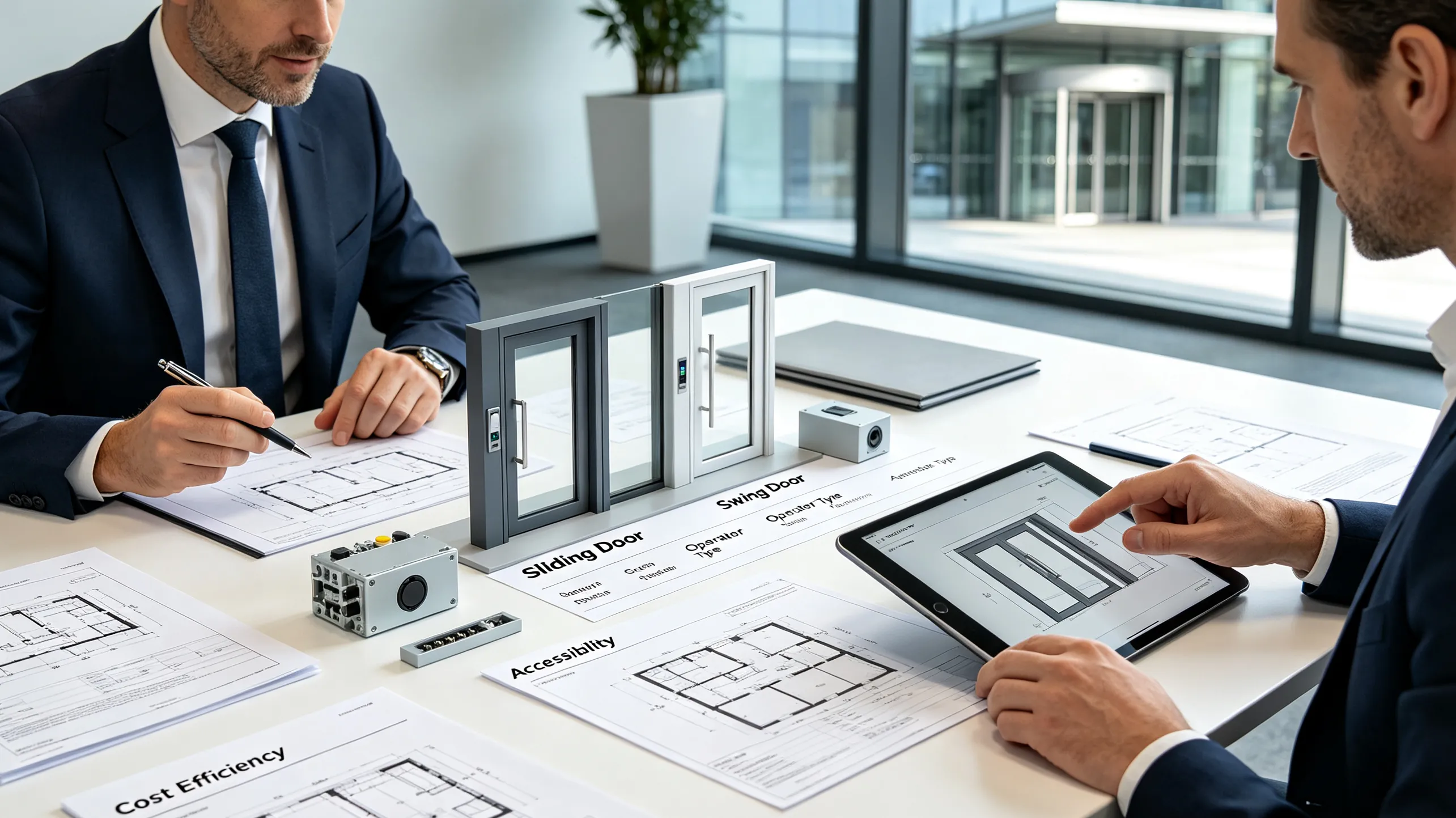 Selecting the right automatic door solution for a commercial project
