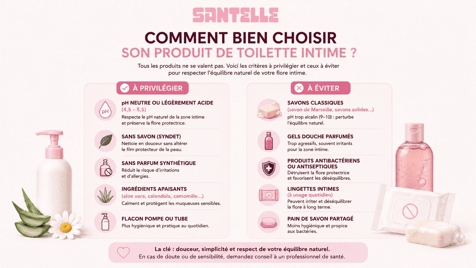 produit de toilette intime