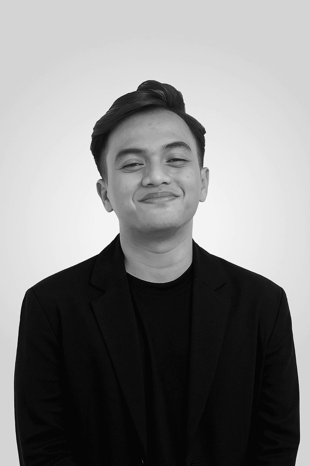 Portrait of man looking to the right