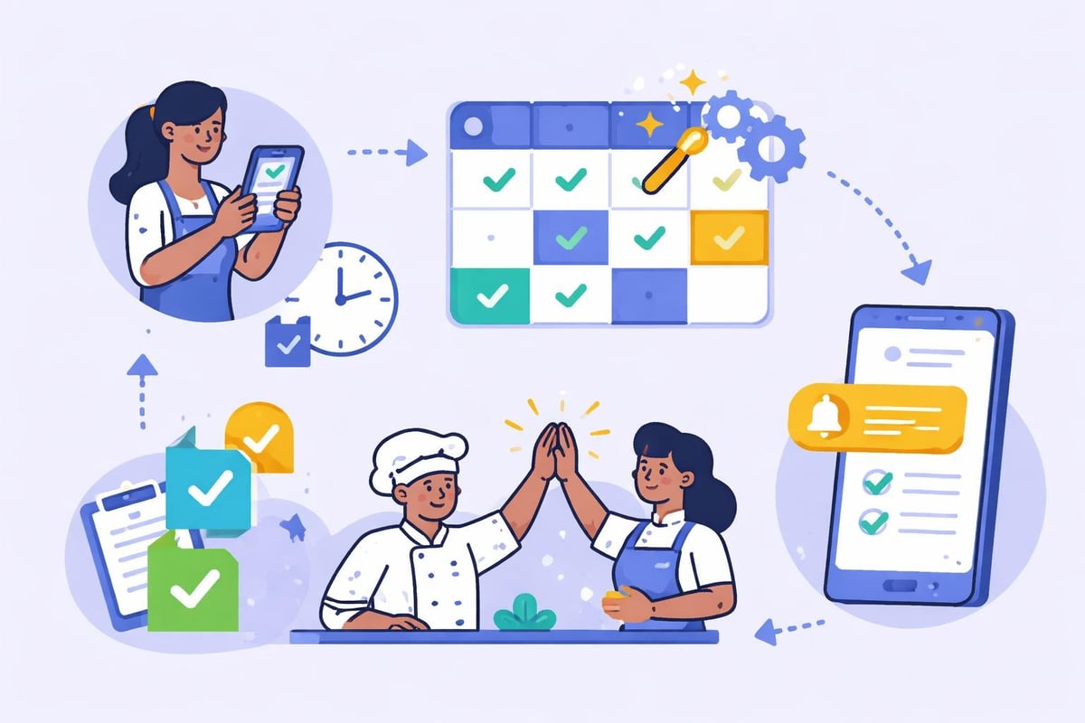 Digital scheduling workflow