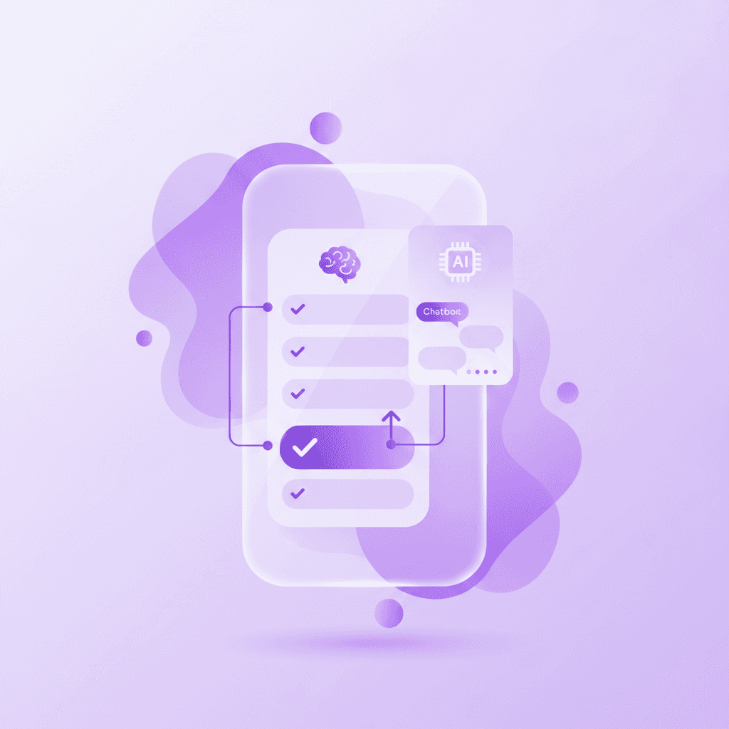 Penseum mobile app interface for MCAT flashcards and quizzes