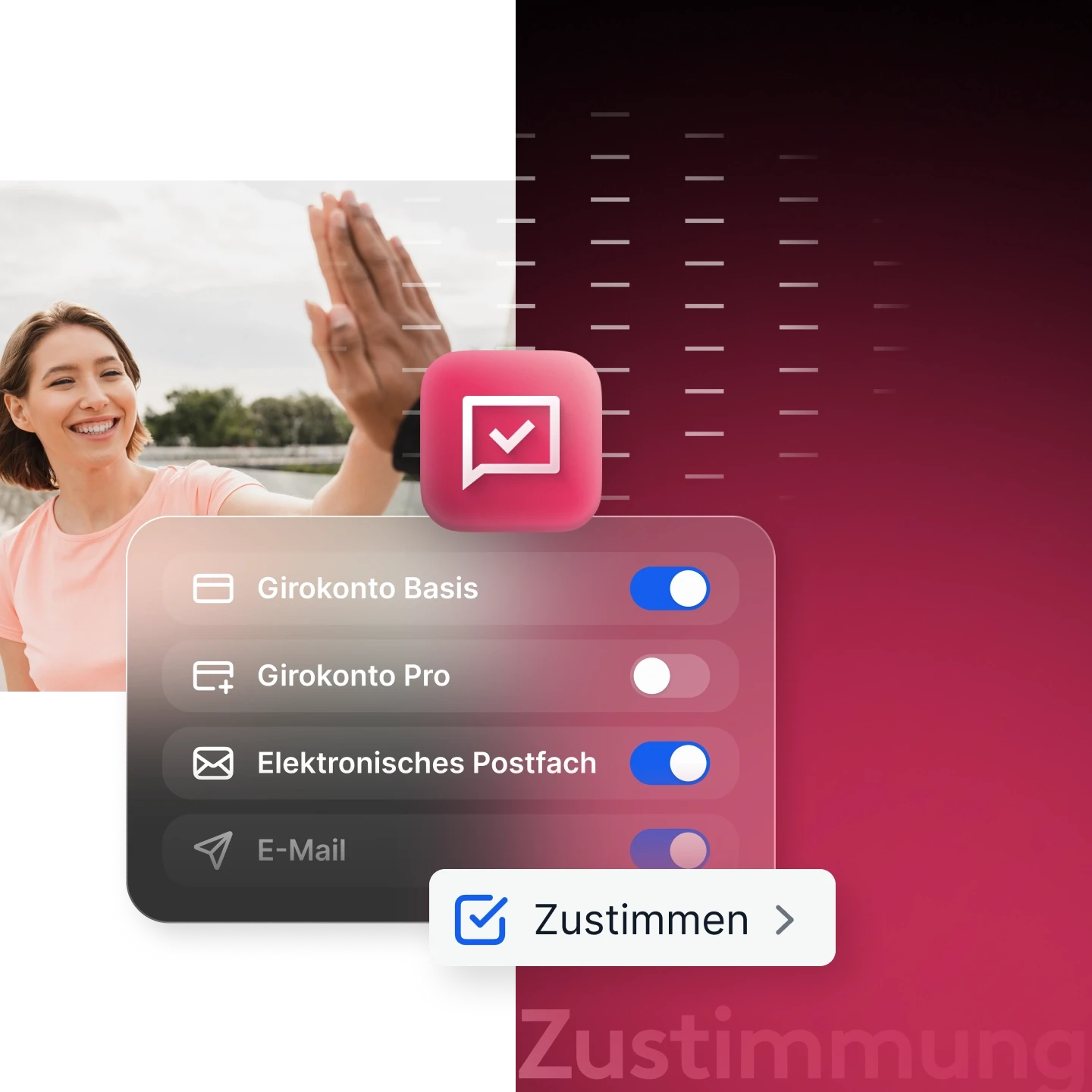 Zustimungslösung Visual