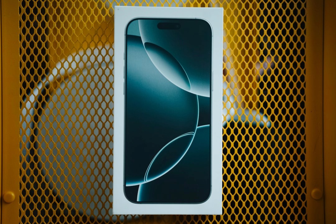 A picture of a cell phone in a box