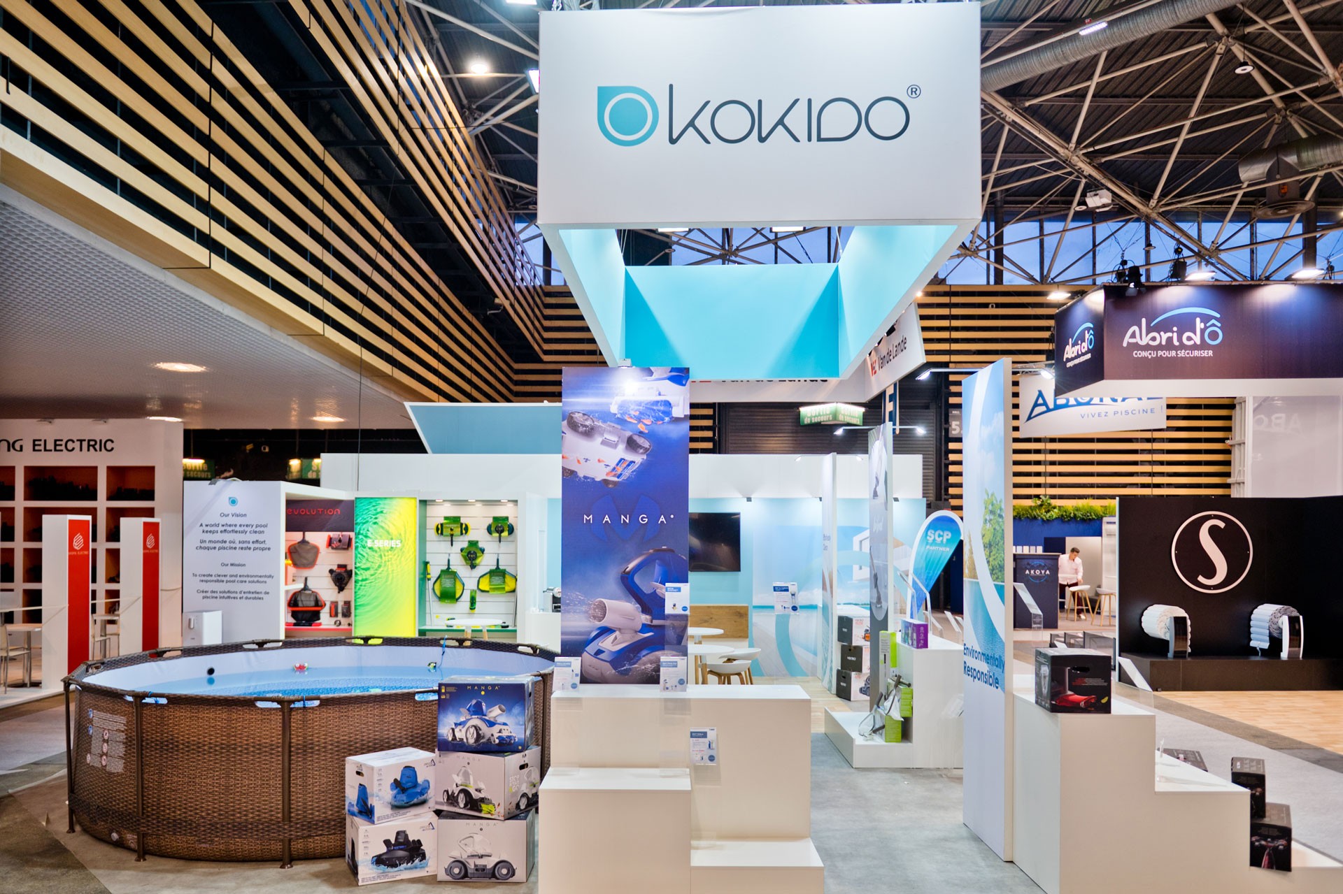 Stand Kokido at the Global Pool Show