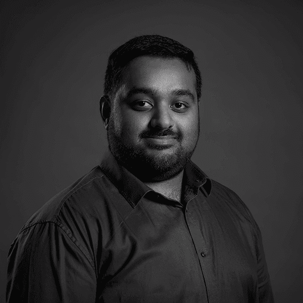 Impey Studio Team member. Portrait of Steve Abraham Don