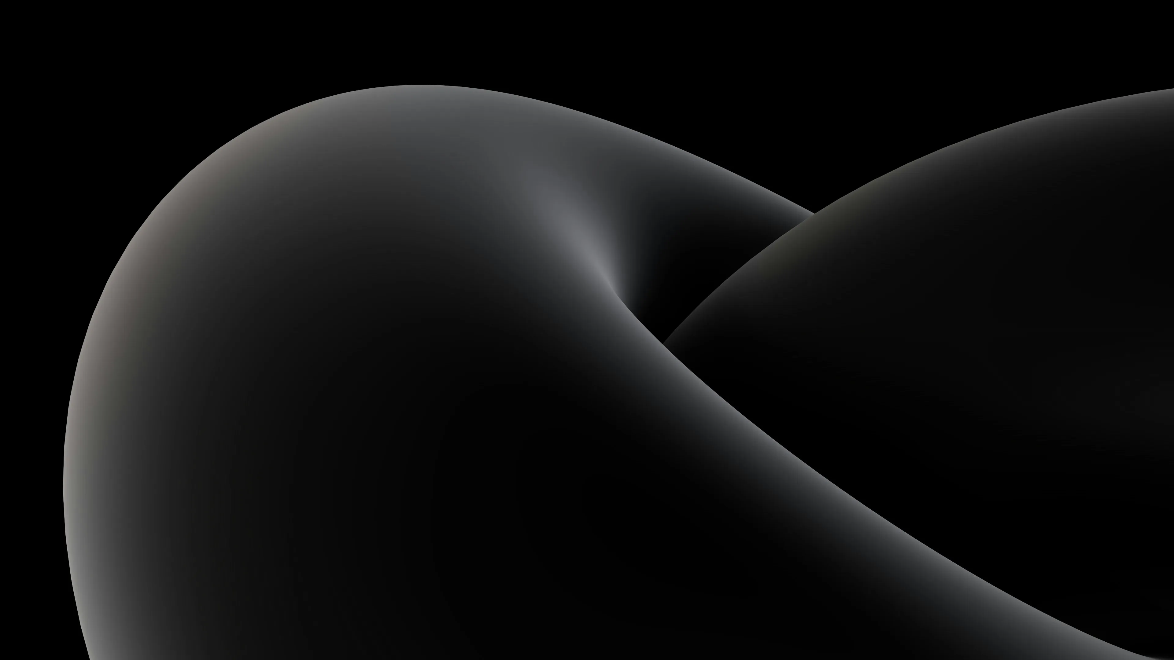 a black and white photo of an abstract object