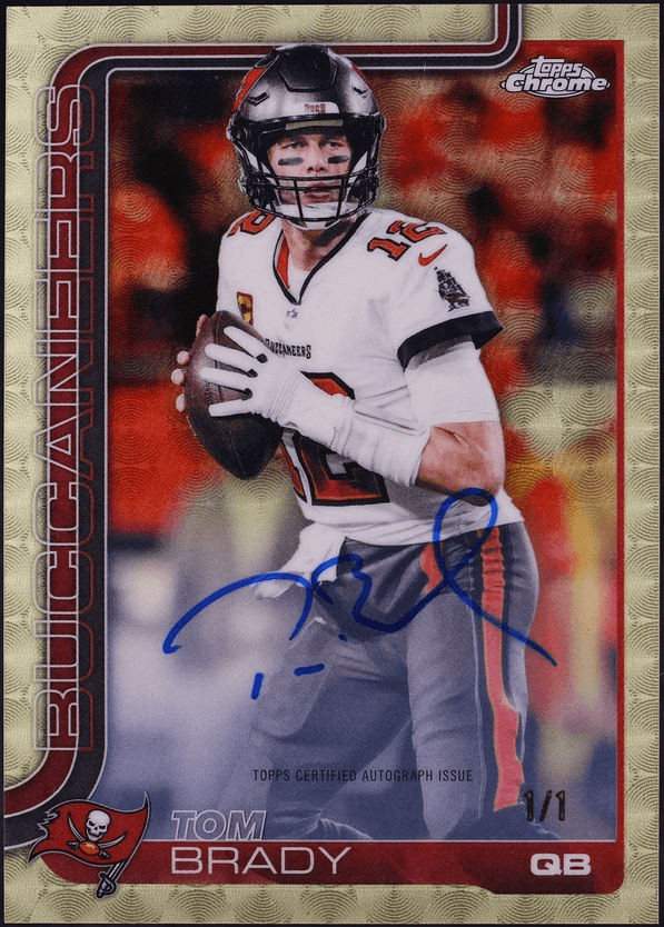 2025 Topps Chrome Legend Superfractor Tom Brady AUTO 1/1 #CLA-TB CGC AUTH