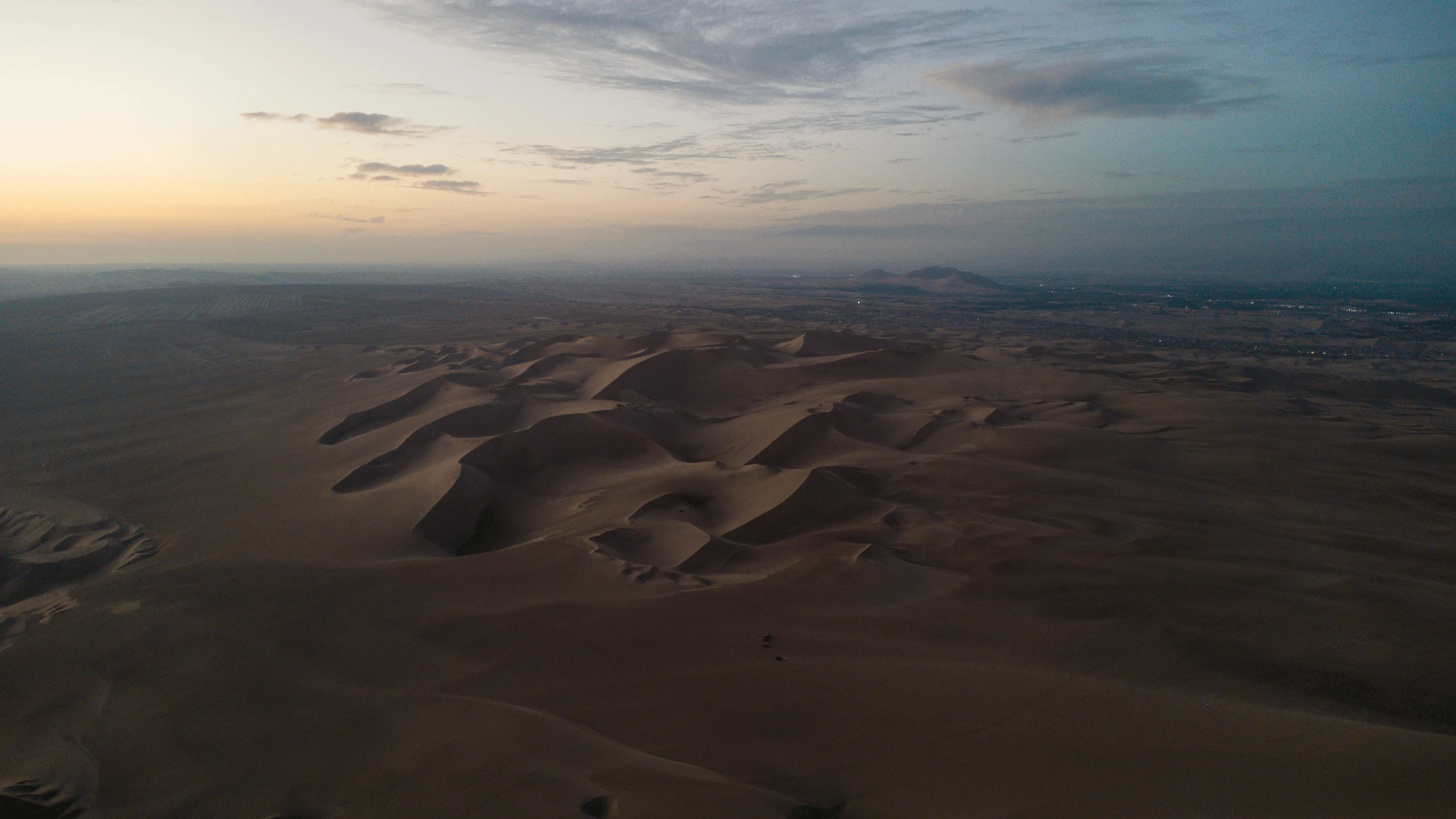 Huacachina Desert from the sky