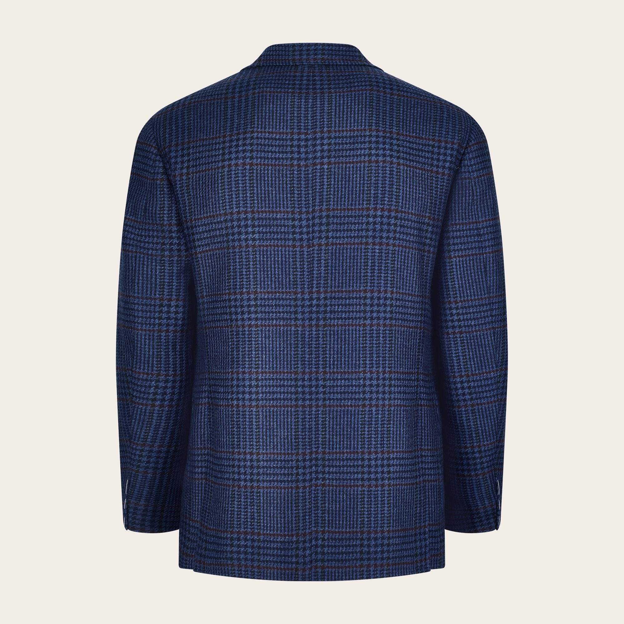 Vincenzo Navy Checked Jacket - Mandelli UK