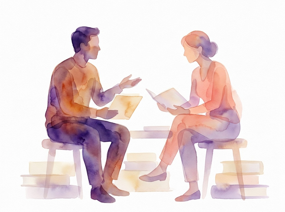 two people holding hands on table in comfort