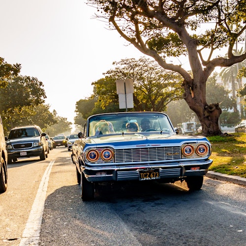 Lowrider at Sunset