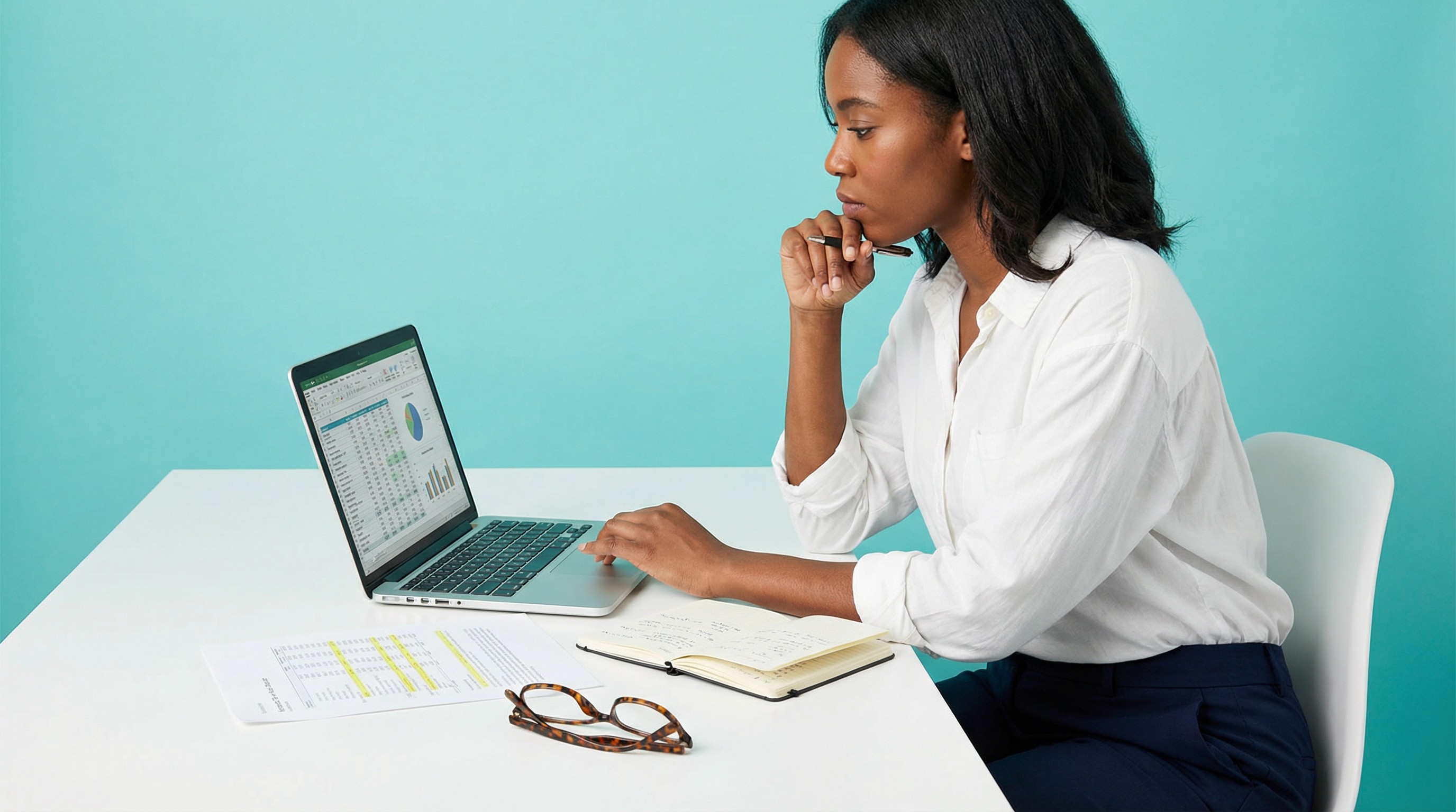Close-up of lush, dark green leaves, some glossy and wet, against a muted background.