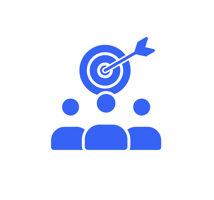 Target icon representing building custom AI tools for teams