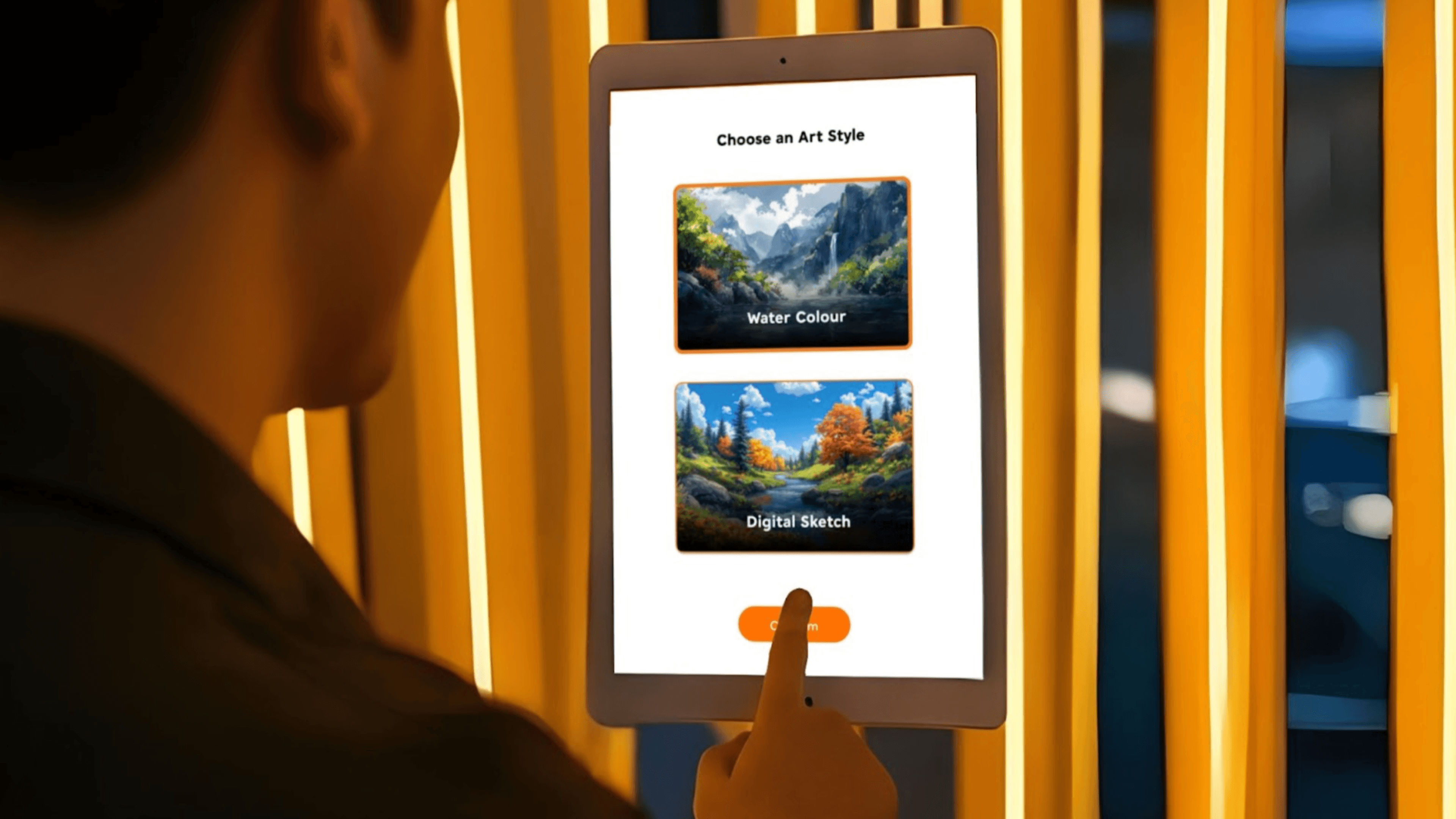 AI avatar photobooth