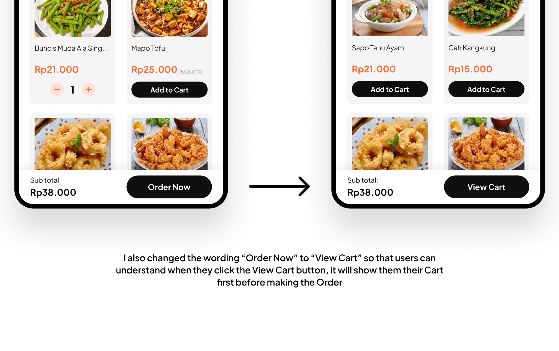 Change wording for CTA Button