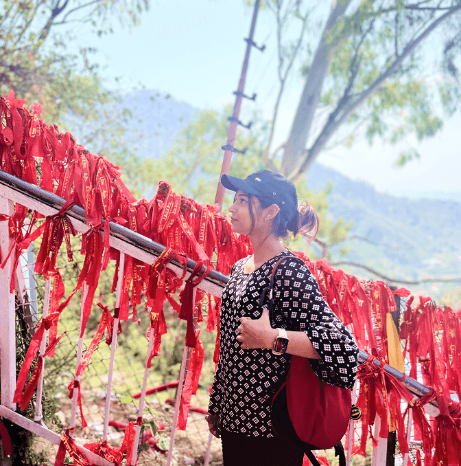 me treking for vaisno devi temple visit at Jammu Kashmir