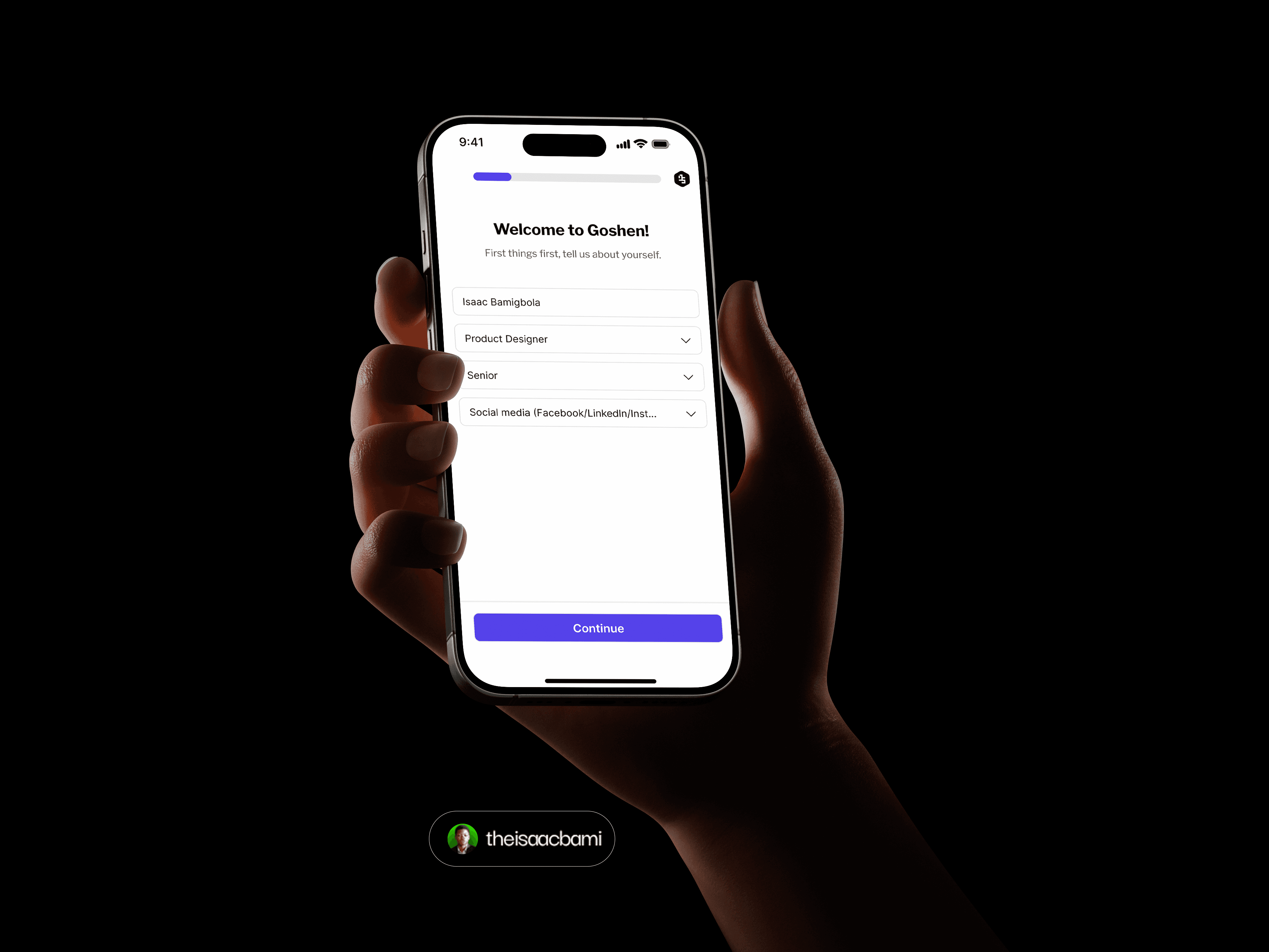 Goshen App is a skill acquisition app, they are focused mainly on individuals looking to build up their skill in graphic design, product design, website design, etc. 