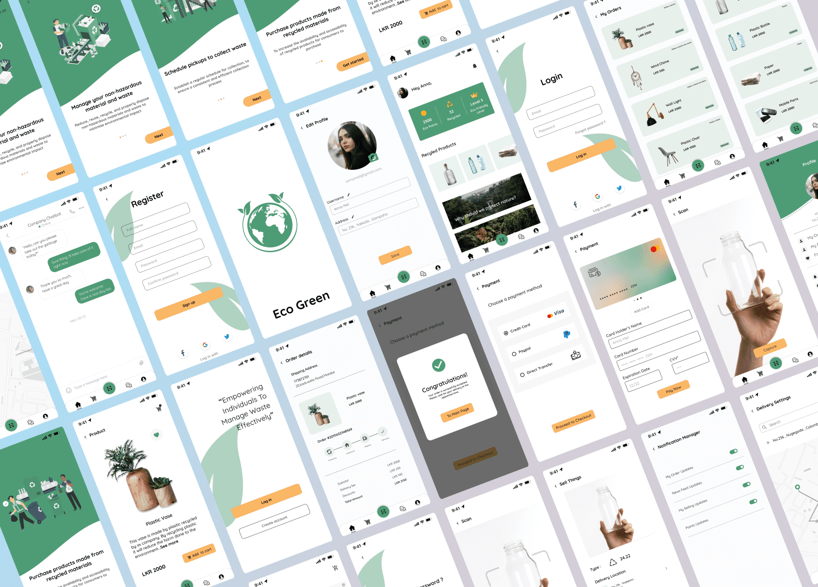 Laptop mockup with the website home page