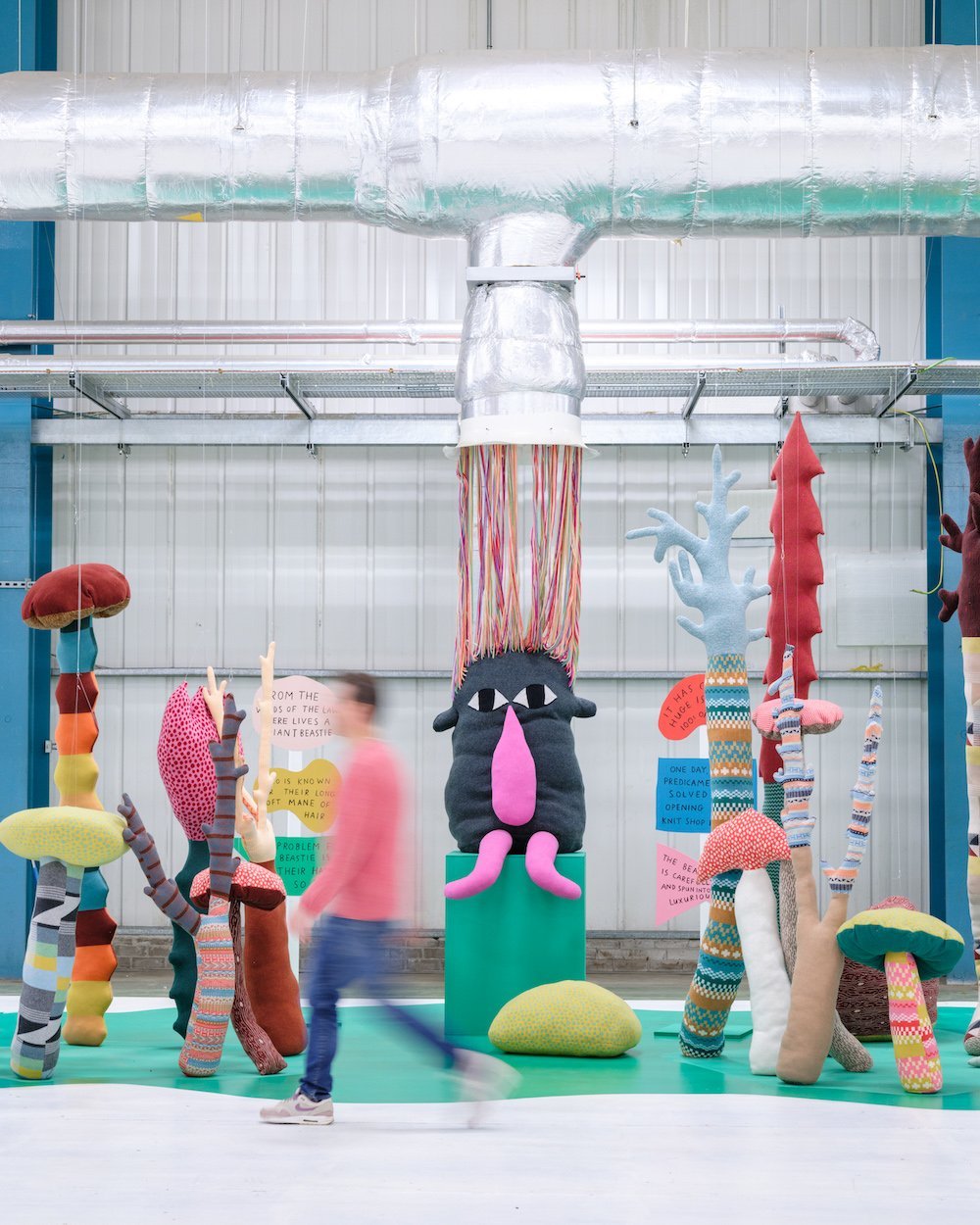 a building with persony windows