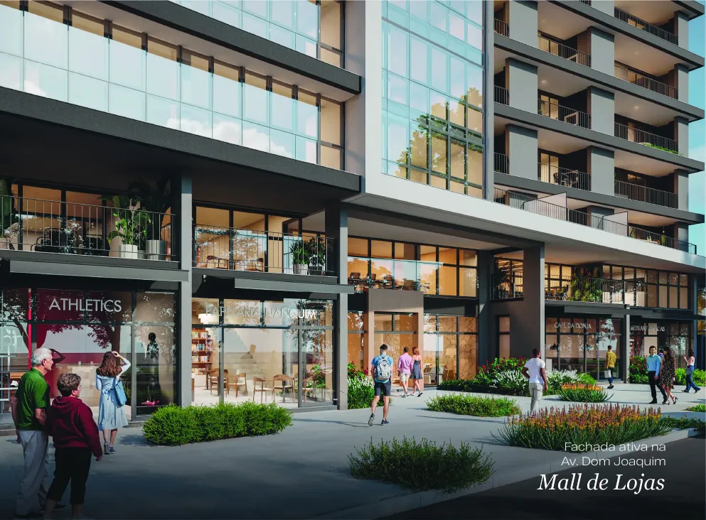Mall de lojas fachada ativa alameda 921 pleno empreendimentos pelotas avenida dom joaquim 921 três vendas