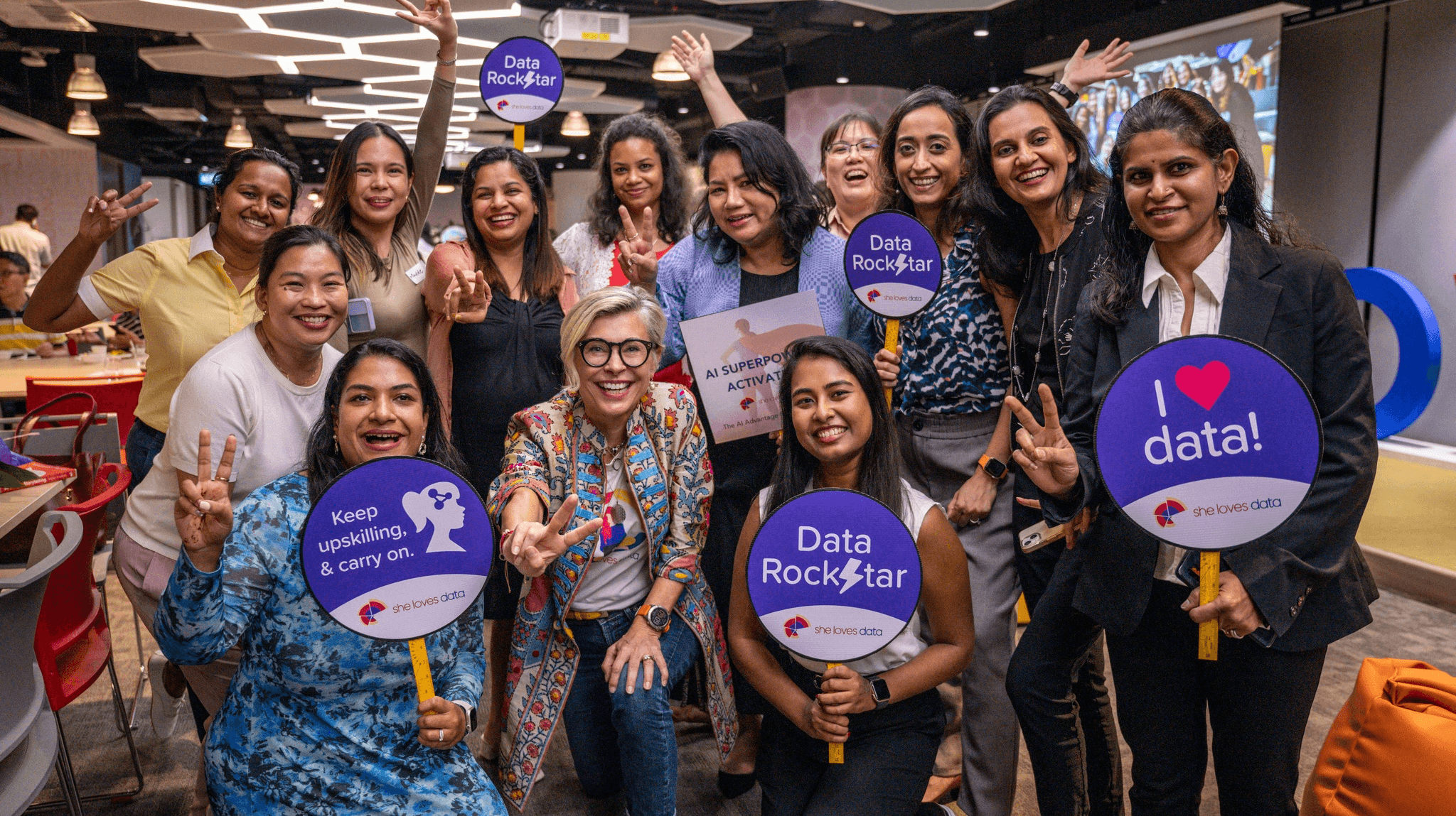 A man organizes various donations