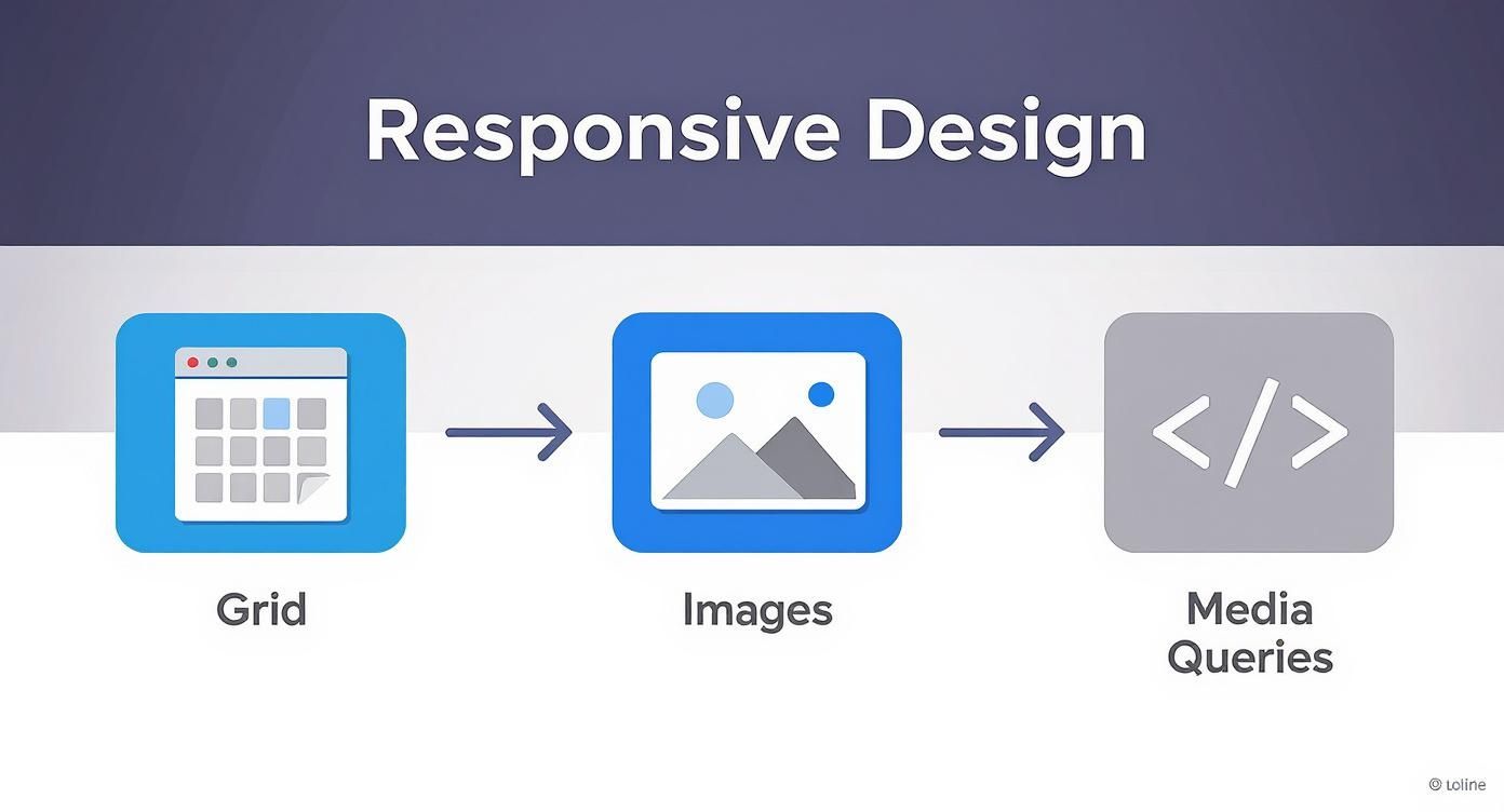 Infographic about how to optimize website for mobile