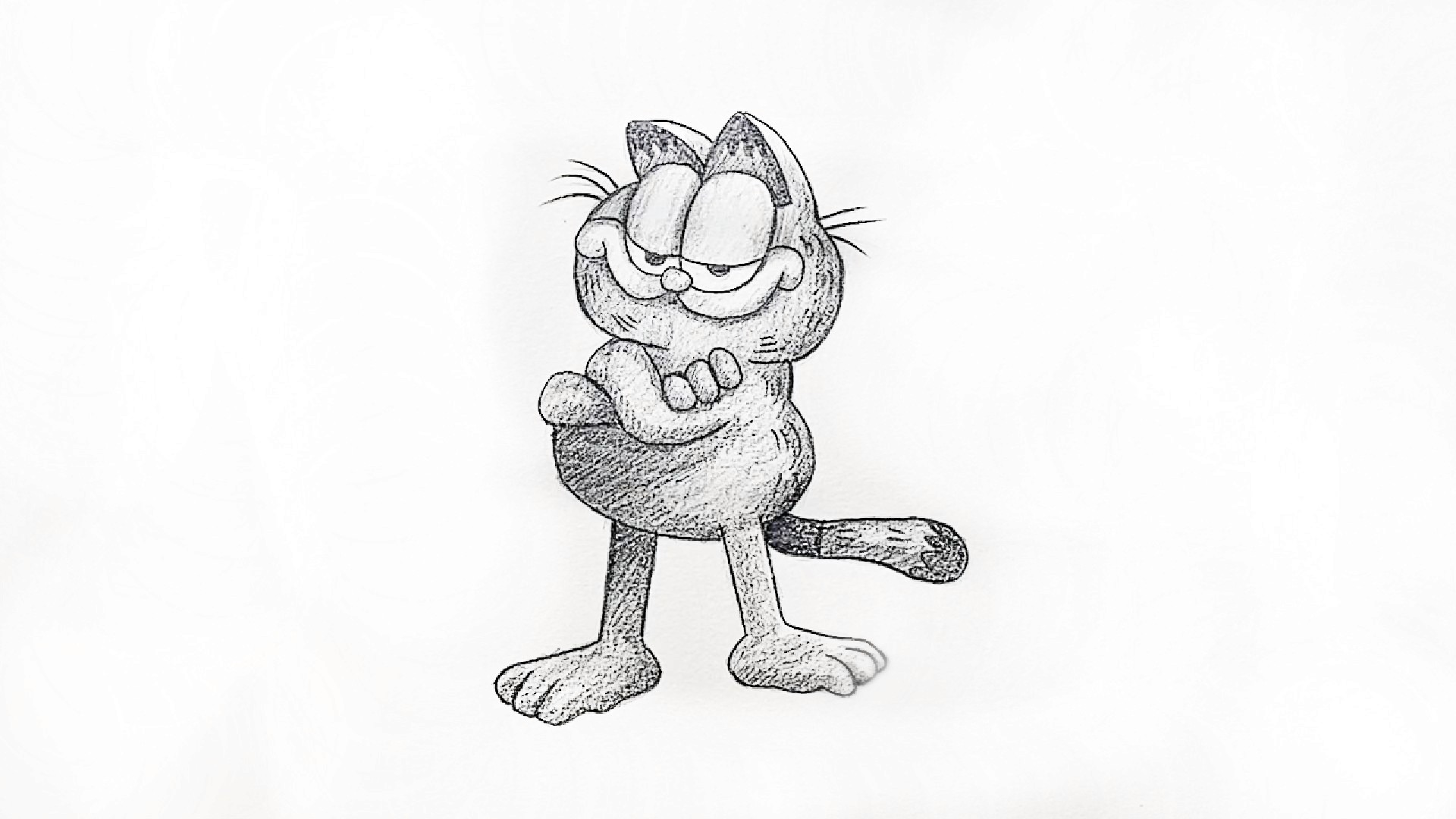 garfield drawing