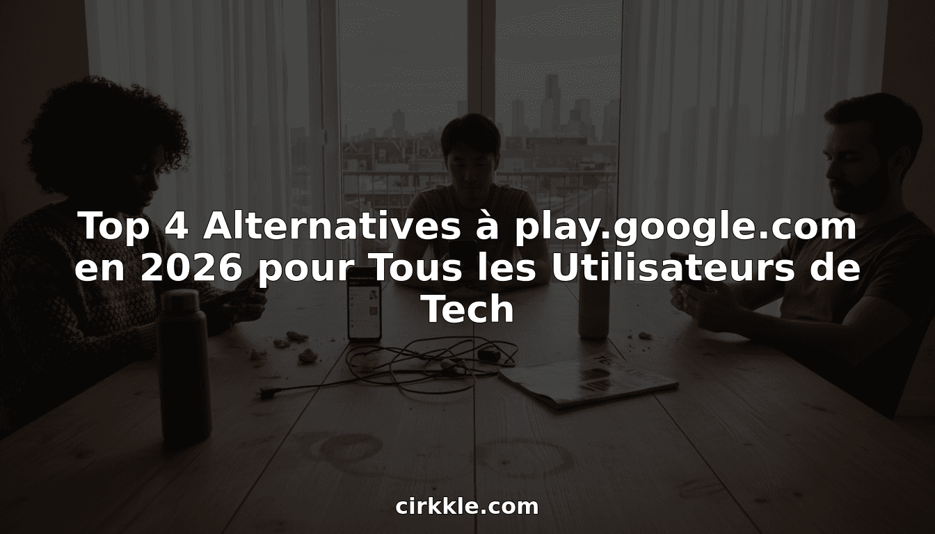 Un groupe de personnes compare différentes applications sur leurs smartphones.