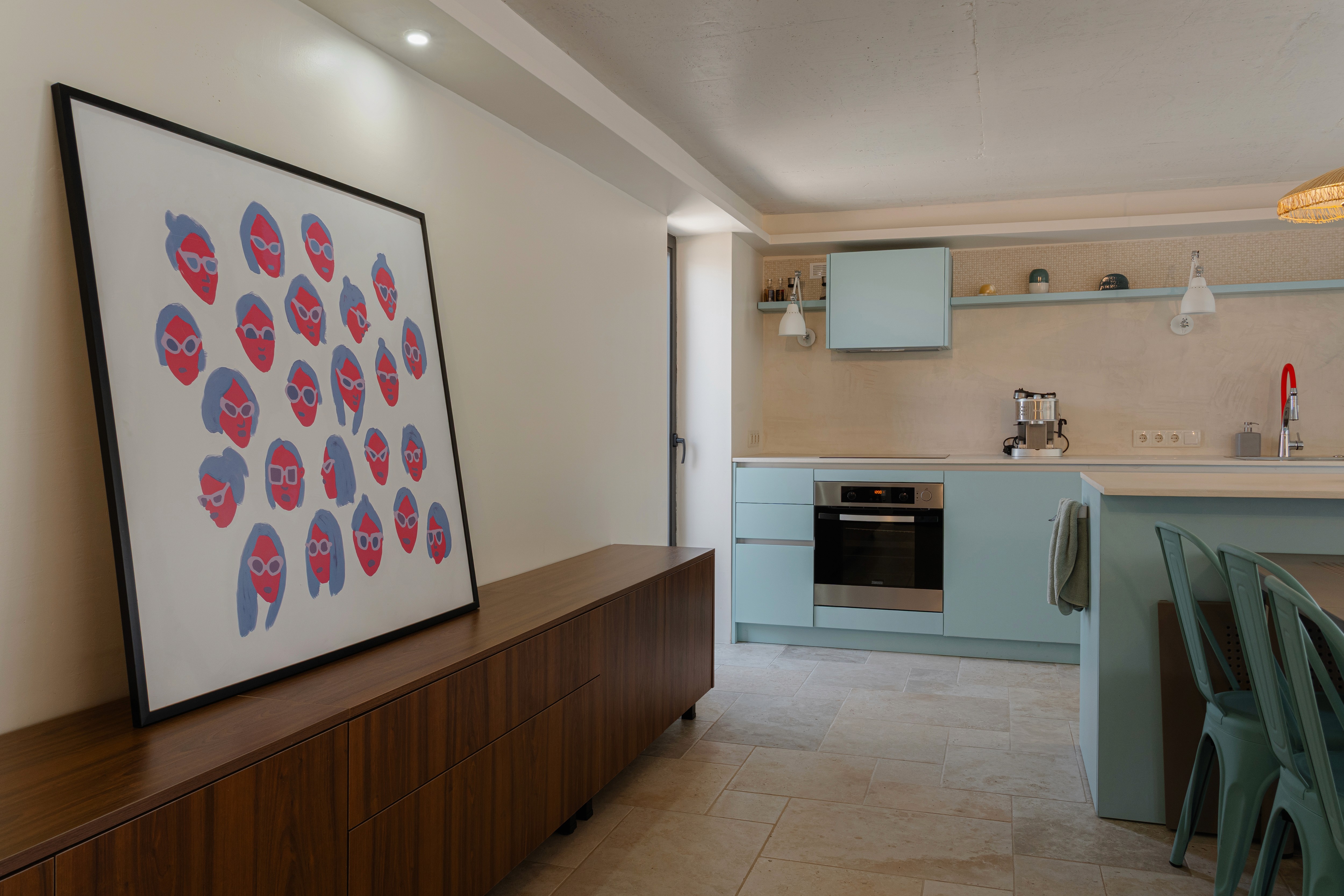 green plant on white wall