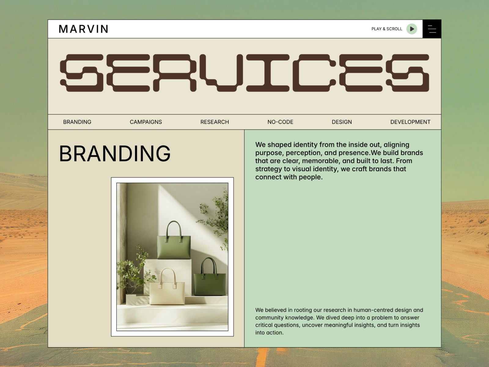 Marvin — 极简彩色创意机构官网设计灵感
