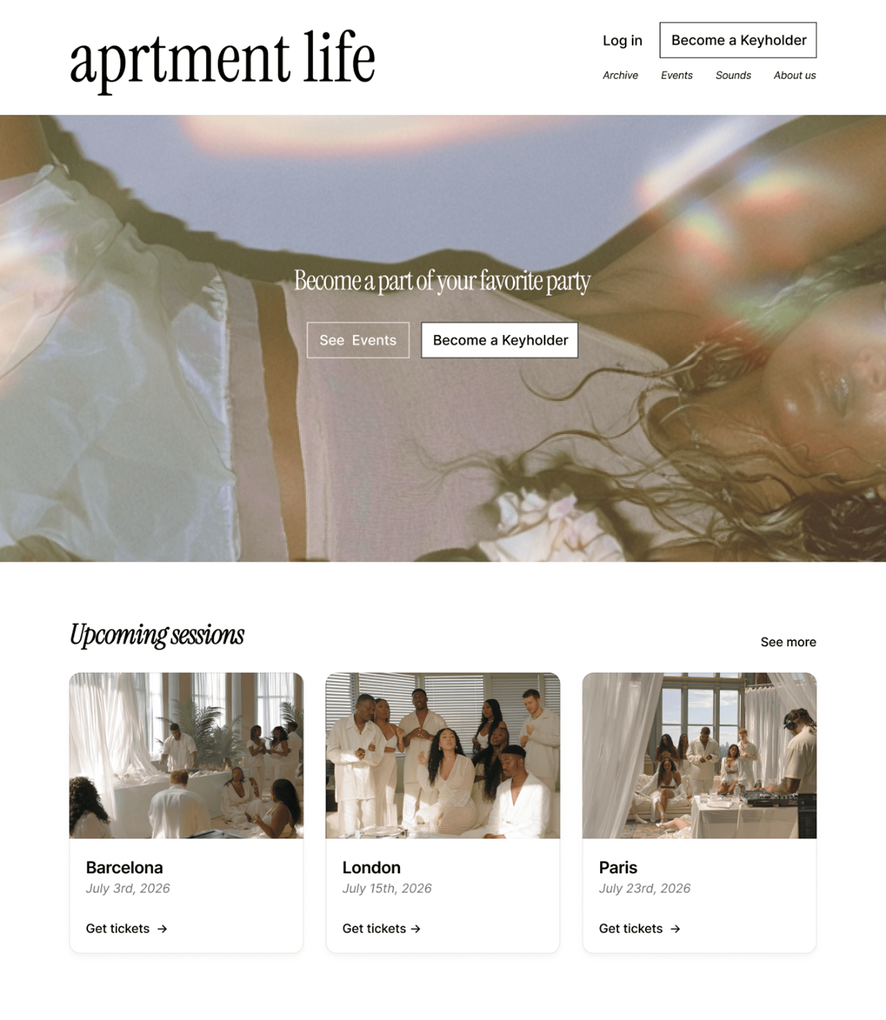 Apartment Life website screenshot