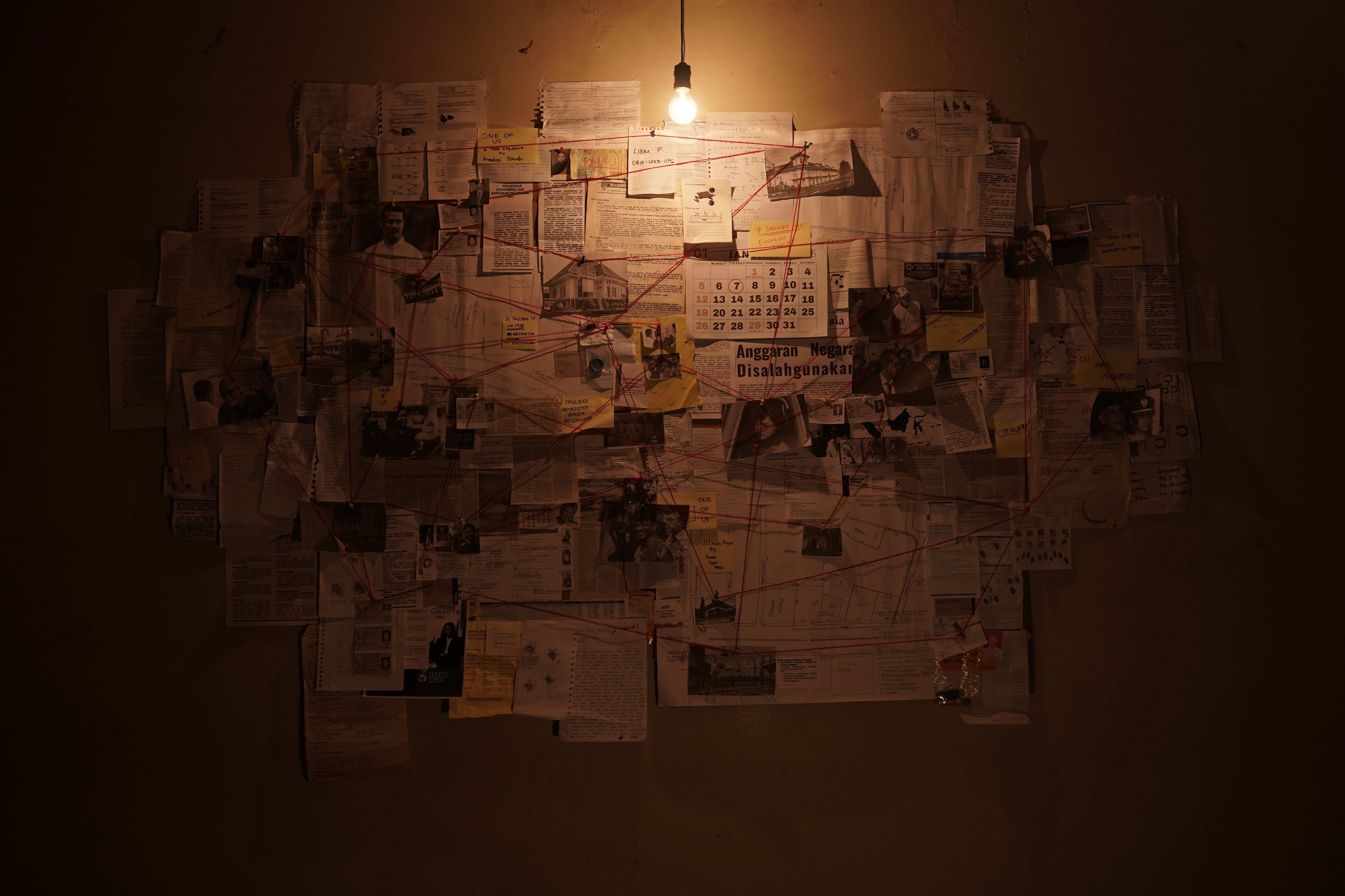 Conspiracy Wall Set Design