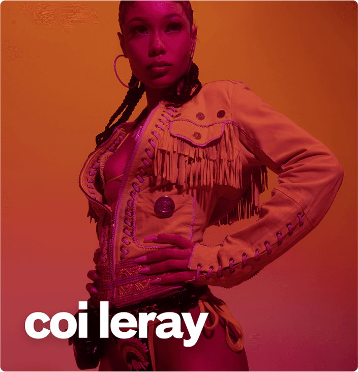 A labeled photograph of Coi Leray