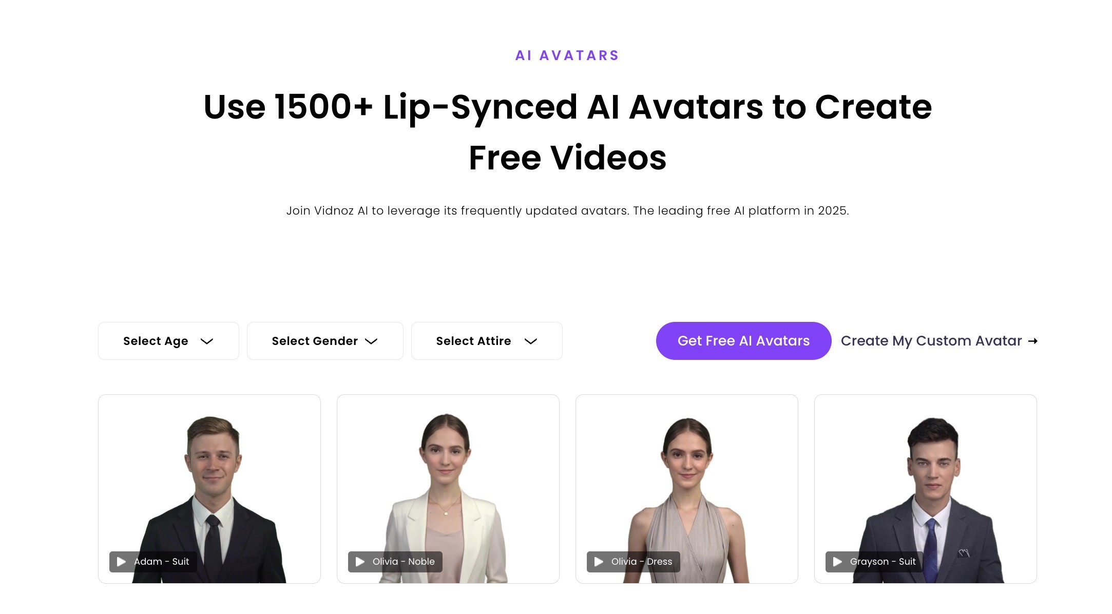 Kreado AI Avatars