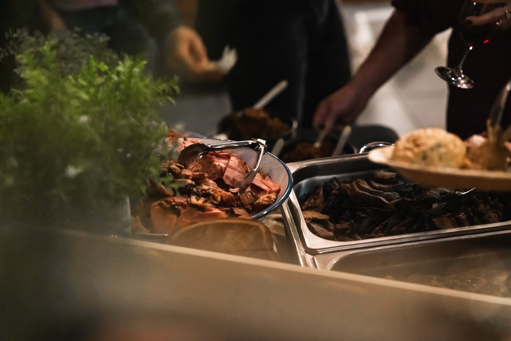 Low & Slow Cuisine Station set up