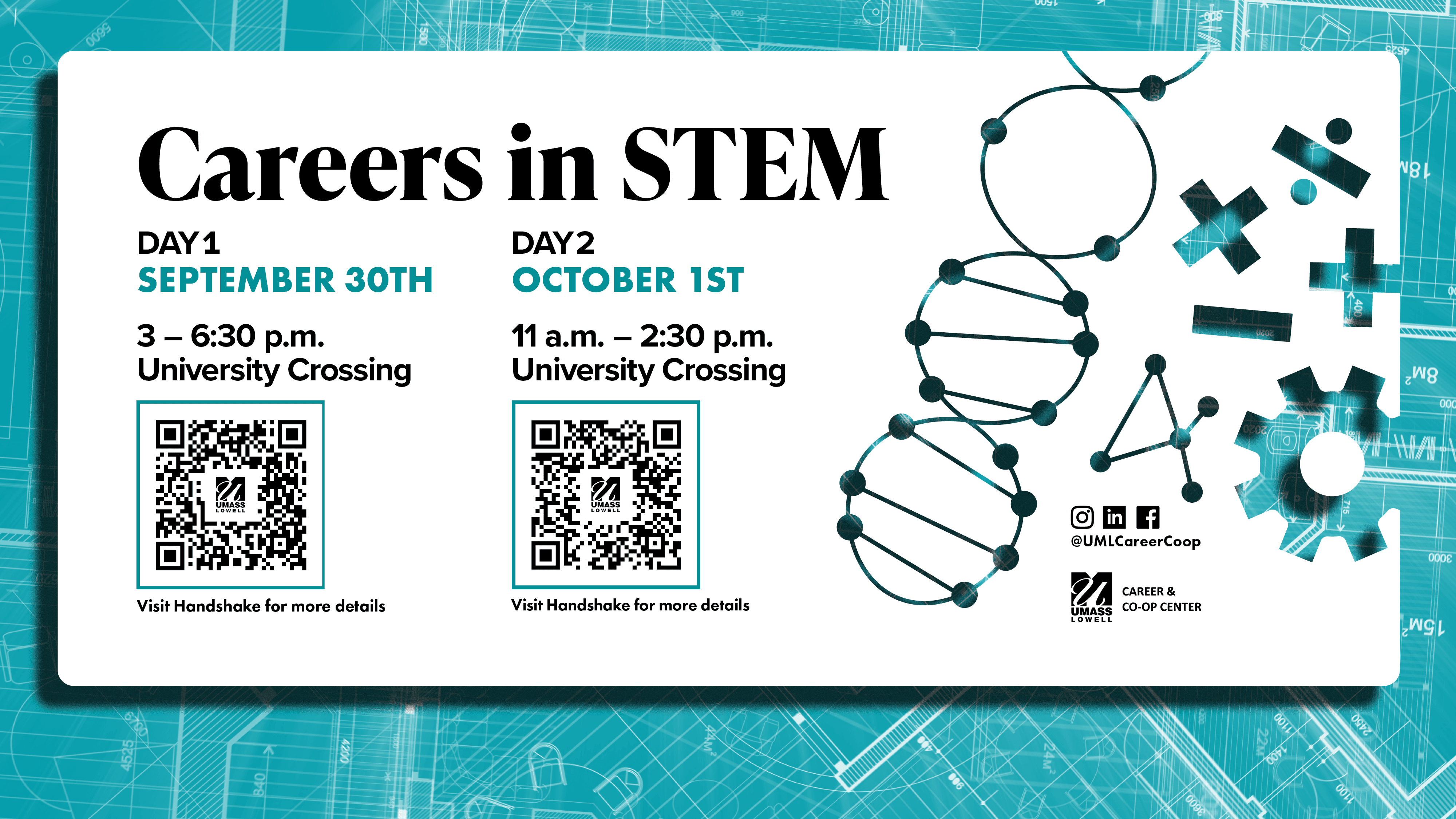 Fall career fair Digital Screen, Careers in STEM