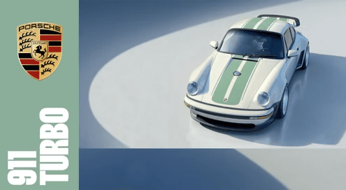 Porsche 911 Turbo Poster designed by Raga Hari Deep Molagazzela