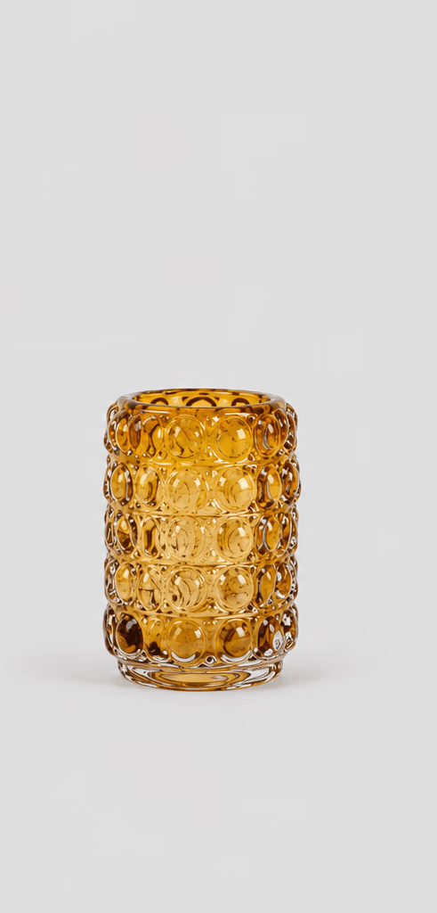 amber glass vessel
