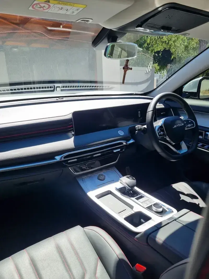 interior view of a new car