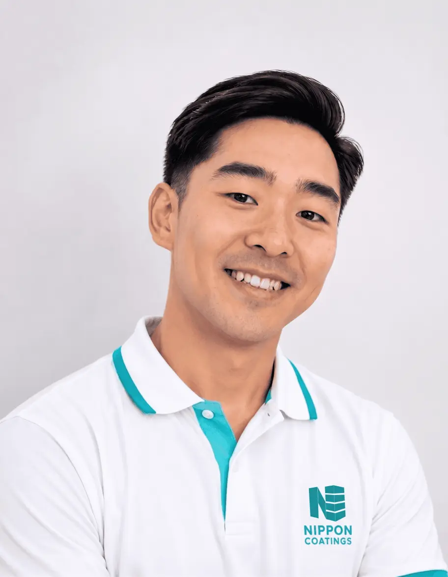 Junior from Nippon Coatings wearing the company uniform