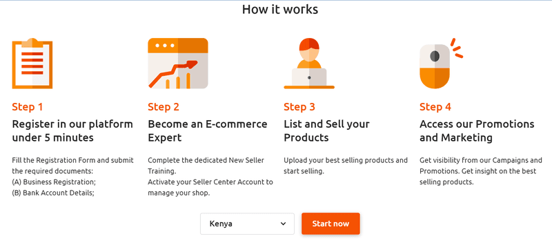 How to register a seller account on Jumia