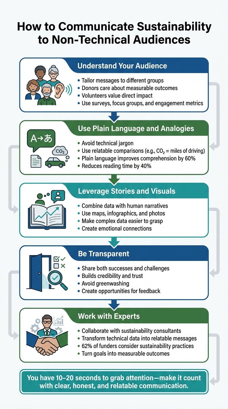 5 Steps to Communicate Sustainability to Non-Technical Audiences