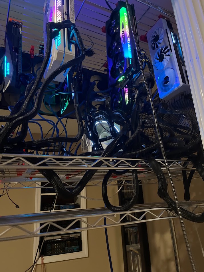 Up-shot angle of cards