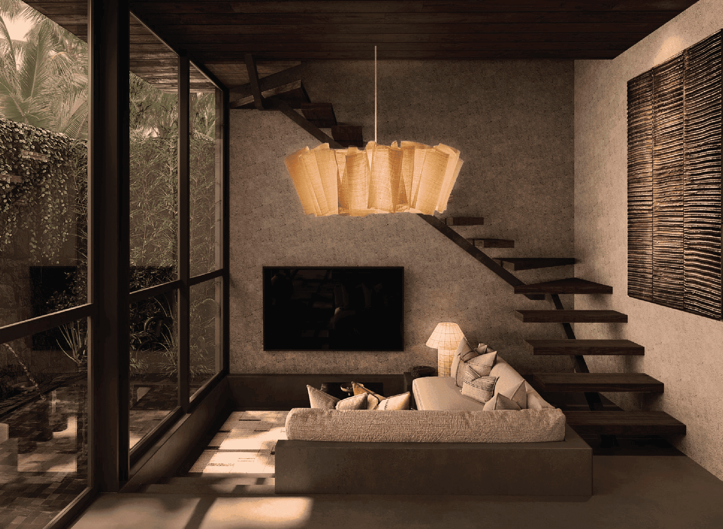 1-bedroom townhouse 5 minutes to the beach in Pererenan